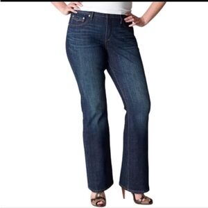 Levi's 525 Boot Cut Perfect Waist Dark Wash Jeans Business Work,Women’s Size 14P